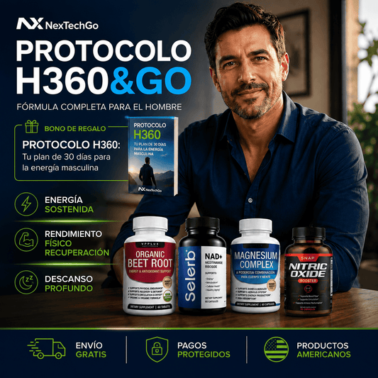 ProtocoloH360&Go™ - Energía, descanso y rendimiento físico para el hombre